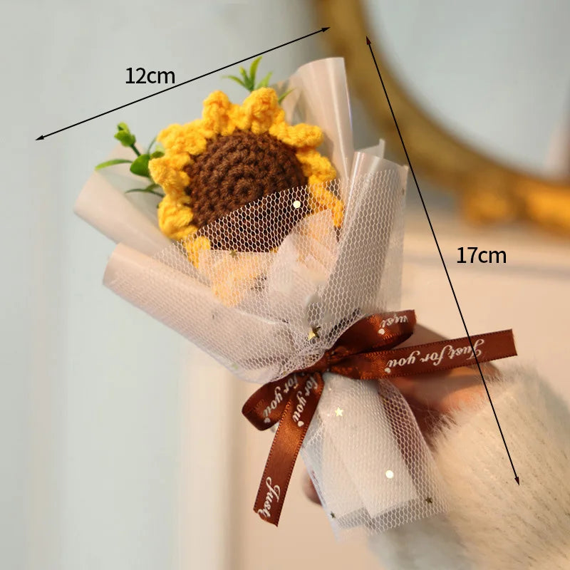 Mini Crochet Knitting Flowers